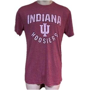 NEW Indiana Hoosiers Colosseum Virtual Reality Crew Neck Red T Shirt Men's L